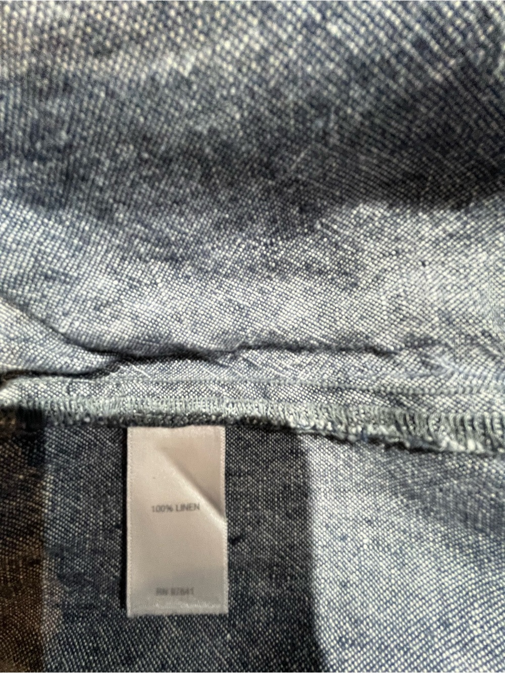 J. Jill XL Navy Blue Pure Linen Cropped Pants EUC - Picture 4 of 10